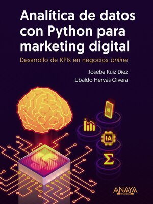 cover image of Analítica de datos con Python para marketing digital